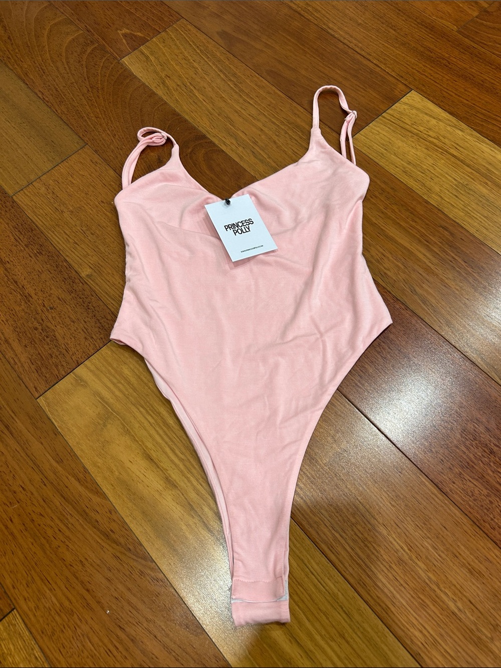Ladies size 4 new with tags princess Polly pink bodysuit - Picture 2 of 12